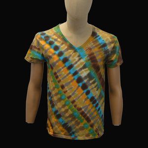 Hones Comfort Soft  V Neck Tie Dye